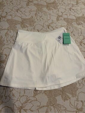 Forever 21 White Athletic Skort